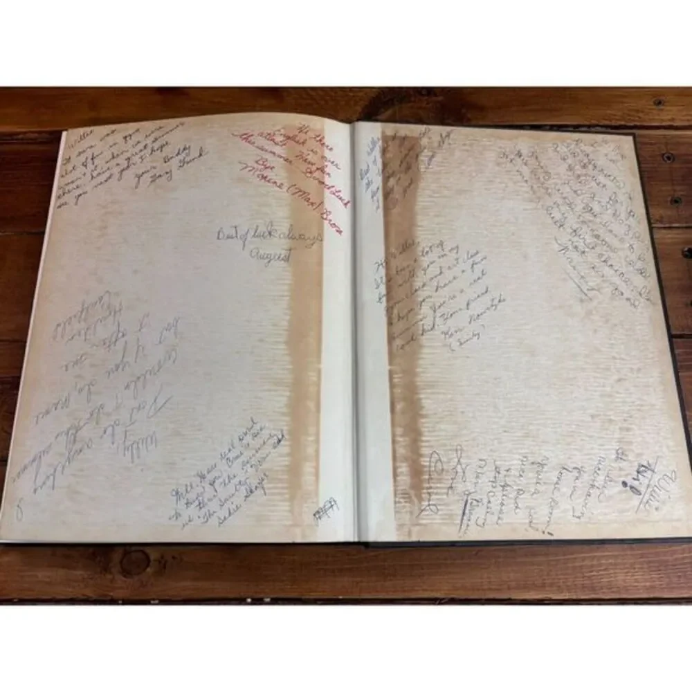 Wausau High School 1967 Wahiscan Yearbook Wausau, Wisconsin Vintage SIGNATURES‎
